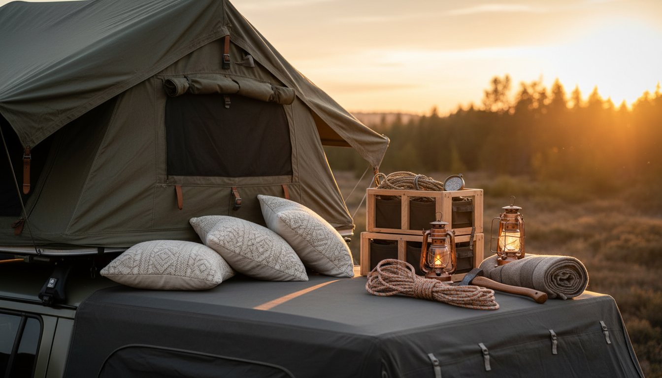 Hero Daudzfunkcionāla uzlādējama kempinga laterna jumta teltij